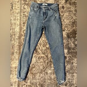 Abercrombie & Fitch Women's Super Skinny Ankle High Rise Jeans